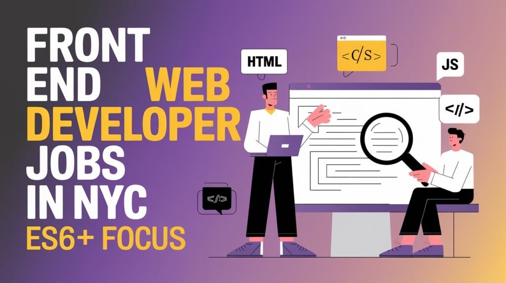 Front End Web Developer Jobs​