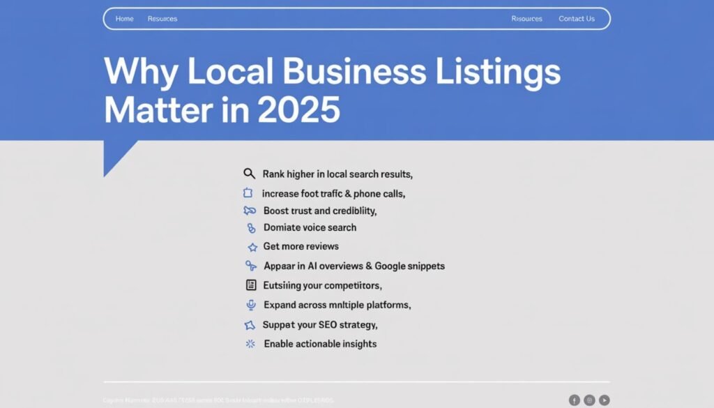 Why Local Business Listings Matter in 2025